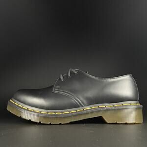 Dr. Doc Martens 1461 Womens Size 8 Black Smooth Leather Oxfords Casual Shoes NEW